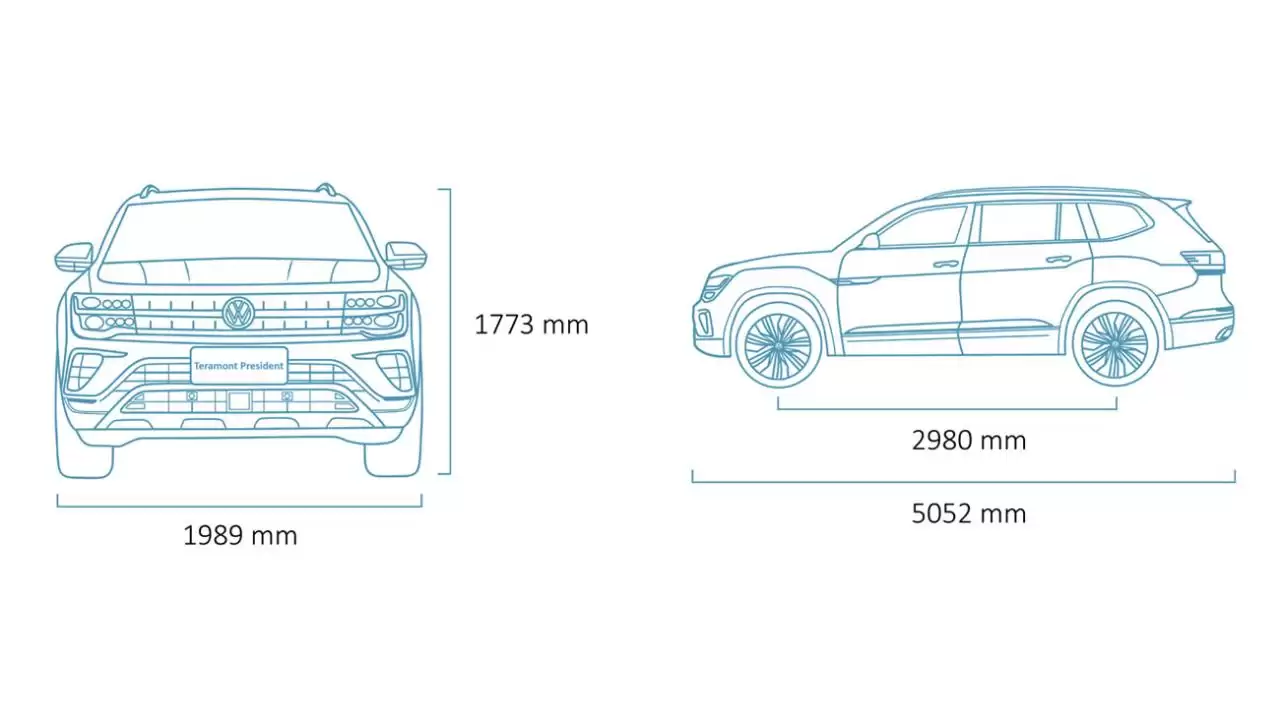 VW Teramont President Vip &#8211; Màu Đen